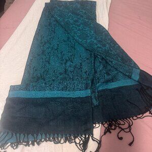 Teal Bohemian Wrap/Scarf